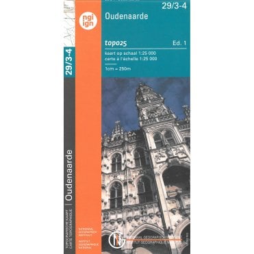 Waregem - Oudenaarde - Belgium IGN Topo map 29/3-4
