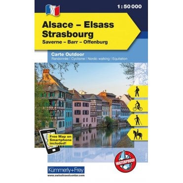 Outdoor map of France 7: Alsace - Strasbourg