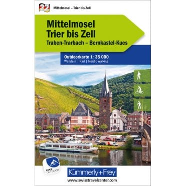 Outdoor map of Germany 22: Mid Moselle - Trier to Zell