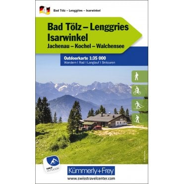 Outdoor map of Germany 4: Bad Tölz - Lenggries, Isarwinkel