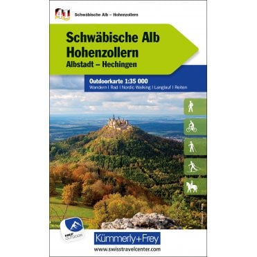 Outdoor map of Germany 41: Swabian Jura - Hohenzollern
