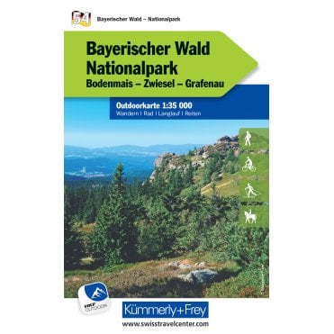 Outdoor map of Germany 54: Bavarian Forest, National park