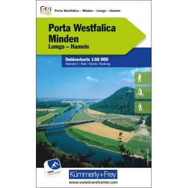 Outdoor map of Germany 58: Porta Westfalica / Minden