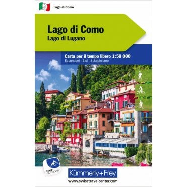 Outdoor map of Italy 9: Lake Como, Lago di Lugano