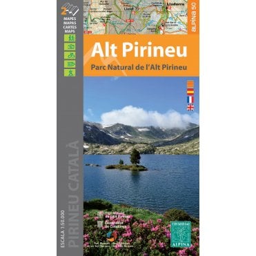 Parc Natural De l'Alt Pirineu. Hiking map & guide