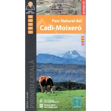 Serra Del Cadí - Pedraforca - Parc Naturel Cadi-Moixero. Hiking map & guide