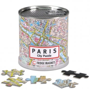 Paris city magnetic map puzzle
