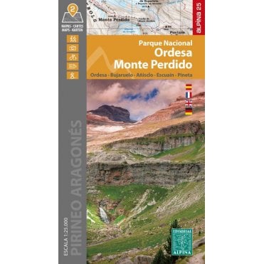 Parque Nacional De Ordesa Y Monte Perdido (2 map set). Two map set