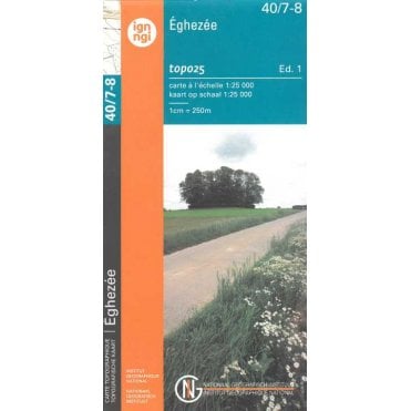 Perwez - Eghezee - Belgium IGN Topo map 40/7-8