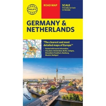 Philip's Germany and Netherlands Road Map