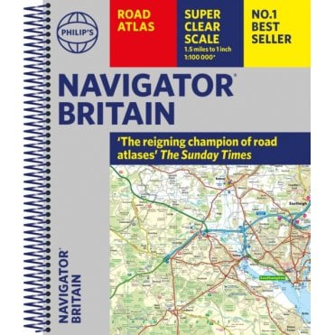 Philip's Navigator Britain Easy-Use (Spiral Bound) Format