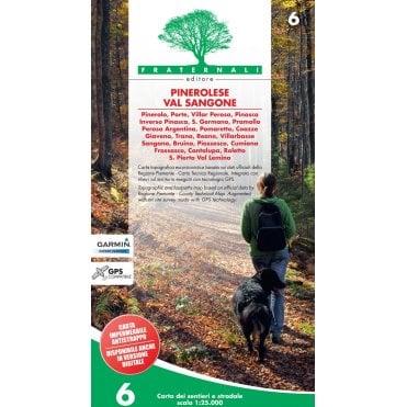 Pinerolese, Val Sangone - Fratenali Hiking Map 6