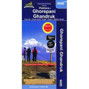Pokhara to Ghorepani - Ghandruk | Nepa Map NA505