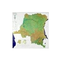 Congo Democratic Republic Physical Map
