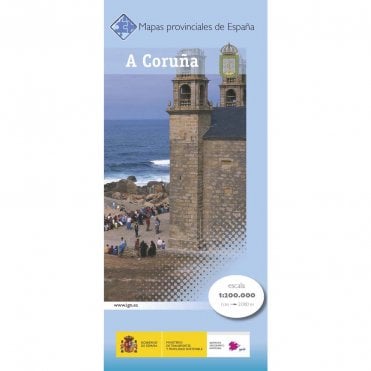 Provincial map of A Coruña
