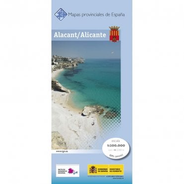 Provincial map of Alacant/Alicante