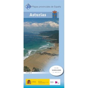Provincial map of Asturias