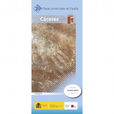 Provincial map of Cáceres