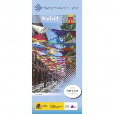 Provincial map of Madrid