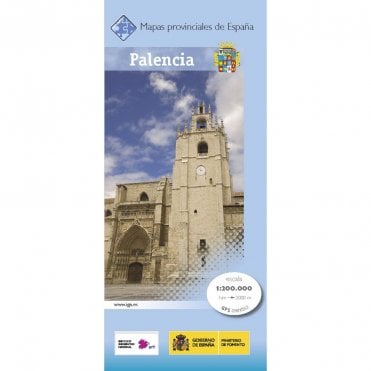 Provincial map of Palencia