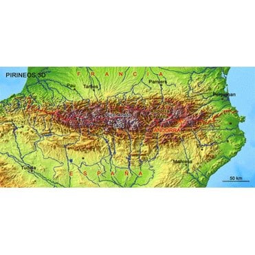 Pyrenees 3D Postcard