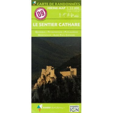 Pyrenees Map: 09 Le Sentier Cathare