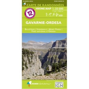 Pyrenees Map: 12  Gavarnie - Ordesa