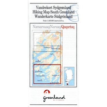 Qaqortoq: South Greenland Hiking Map No. 03 (1:100 000)