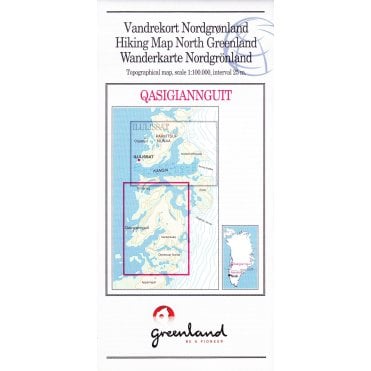 Qasigiannguit: North Greenland Hiking Map No. 17 (1:100 000)