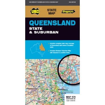 Queensland State Map 470
