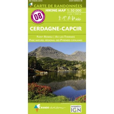 Pyrenees Map: 08 Cerdagne-Capcir - Haute Ariege