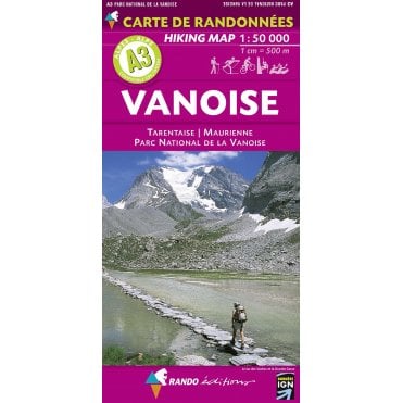 Vanoise Hiking Map A3