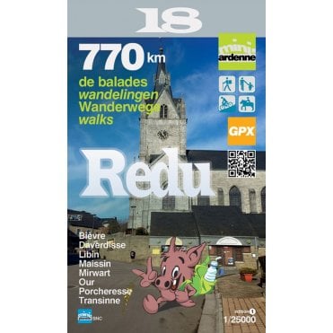 Redu Walking & Cycling Map | Mini-Planet sheet 18