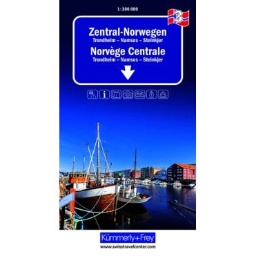 Regional road map of (Central) Norway 3: Alesund - Trondheim - Namsos