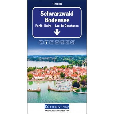 Regional road map of Germany: Black Forest: Lake Constance