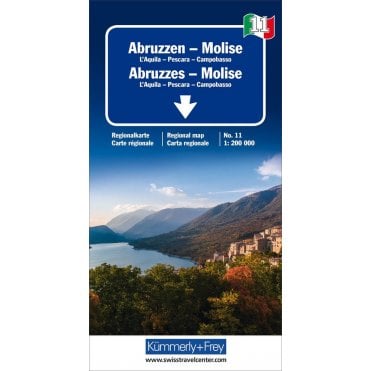 Regional road map of Italy 11: Abruzzo / Molise