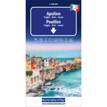 Regional road map of Italy 13: Apulia