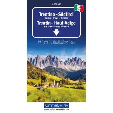 Regional road map of Italy 3: Trentino / South Tyrol
