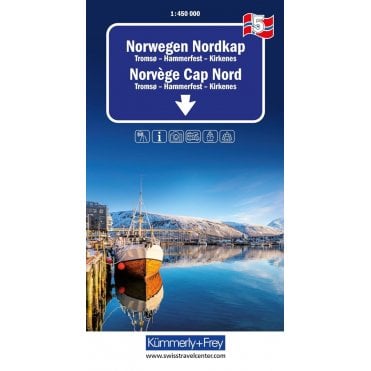 Regional road map of (North) Norway 5: Tromso - Nordkapp - Kirkenes
