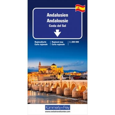 Regional road map of Spain: Andalusien, Costa del Sol