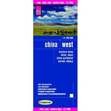 China (West) Map - Reise Know-How