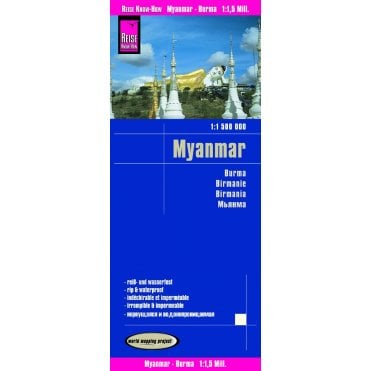 Myanmar (Burma) Map - Reise Know-How