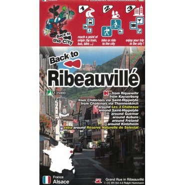 Ribeauvillé (Alsace) Walking & Cycling Map | Mini-Ardenne