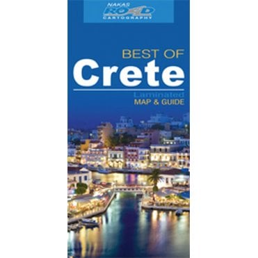 Crete (Greece) 'best of' tourist map with information guide
