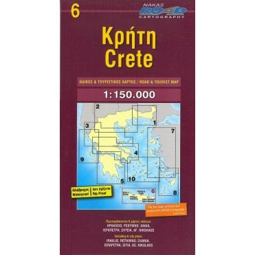 Crete Road and Tourist map 6