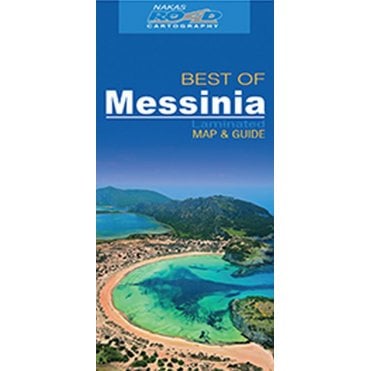 Messinia (Greece) 'best of' tourist map with information guide