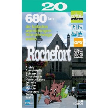 Rochefort Walking & Cycling Map | Mini-Planet sheet 20