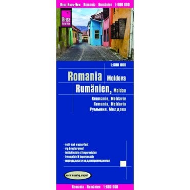 Romania & Moldova Map - Reise Know-How