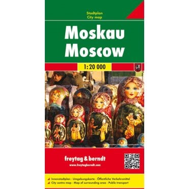 Russia:  Moscow City Map