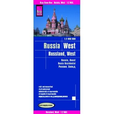 Russia (West) Map - Reise Know-How